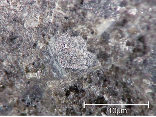 Sample: Black ore - Basic knowledge of scanning electron microscopy (SEM)