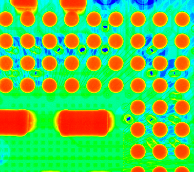 Another example of a pseudo-color image.